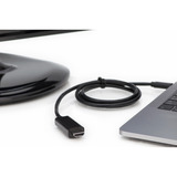 Digitus Cavo adattatore USB-C a HDMI A, 4K @ 60HZ Nero