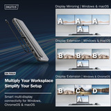 Digitus DA-70919, Docking station grigio/Nero