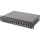 Digitus Switch Gigabit Ethernet PoE+ da 8 porte a 10 pollici, gestito L2+ gestito L2+, Gestito, L2+, Gigabit Ethernet (10/100/1000), Full duplex, Supporto Power over Ethernet (PoE)
