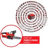 EINHELL GE-LC 18 Li Kit motosega cordless 4,3 m/s Nero, Rosso 18 V Ioni di Litio, Sega a catena rosso/Nero, 18 V, Ioni di Litio, 1 h, 3 Ah, 2,97 kg