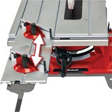 EINHELL TE-CC 250 UF 4500 Giri/min, Sega circolare da tavolo rosso, 4500 Giri/min, 5,3 cm, 7,8 cm, Rosso, Acciaio inossidabile, 1500 W, 220 - 240 V