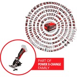 EINHELL TE-CS 18/89 Li-Solo, Sega circolare rosso/Nero