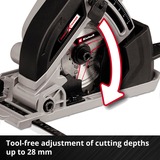 EINHELL TE-CS 18/89 Li-Solo, Sega circolare rosso/Nero