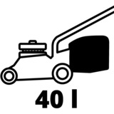 Einhell GE-CM 36/36 Li Batteria Nero, Rosso rosso/Nero, 36 cm, 2,5 cm, 7,5 cm, 400 m², 4 ruota(e), Senza spazzola