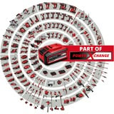 Einhell GE-CM 36/36 Li Batteria Nero, Rosso rosso/Nero, 36 cm, 2,5 cm, 7,5 cm, 400 m², 4 ruota(e), Senza spazzola