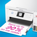 Epson EcoTank ET-2856, Stampante multifunzione bianco, Ad inchiostro, Stampa a colori, 5760 x 1440 DPI, A4, Stampa diretta, Bianco