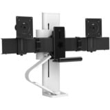 Ergotron TRACE 45-631-216 supporto da tavolo per Tv a schermo piatto 68,6 cm (27") Bianco Scrivania bianco, Morsa, 9,8 kg, 54,6 cm (21.5"), 68,6 cm (27"), 100 x 100 mm, Bianco