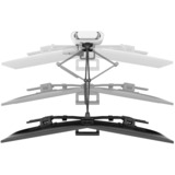 Ergotron TRACE 45-631-216 supporto da tavolo per Tv a schermo piatto 68,6 cm (27") Bianco Scrivania bianco, Morsa, 9,8 kg, 54,6 cm (21.5"), 68,6 cm (27"), 100 x 100 mm, Bianco