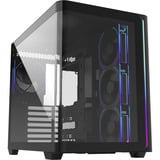 FSP M580-BP Midi Tower Nero, Chassis Tower Nero, Midi Tower, PC, Nero, ATX, micro ATX, Mini-ITX, Vetro, SPCC, 16 cm