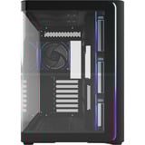 FSP M580-BP Midi Tower Nero, Chassis Tower Nero, Midi Tower, PC, Nero, ATX, micro ATX, Mini-ITX, Vetro, SPCC, 16 cm