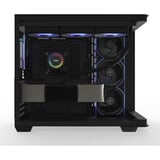FSP M580-BP Midi Tower Nero, Chassis Tower Nero, Midi Tower, PC, Nero, ATX, micro ATX, Mini-ITX, Vetro, SPCC, 16 cm