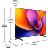 Hisense 58A6S, Televisore LED Nero/grigio scuro
