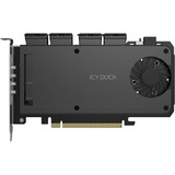Icy Dock MB204MP-B, Scheda di interfaccia Nero