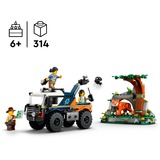 LEGO City 60426 Fuoristrada dell’Esploratore della Giungla, Camion Giocattolo con Minifigure e Tigre, Giochi per Bambini 6+, Giochi di costruzione Camion Giocattolo con Minifigure e Tigre, Giochi per Bambini 6+, Set da costruzione, 6 anno/i, Plastica, 314 pz, 522 g