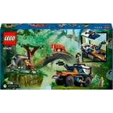LEGO City 60426 Fuoristrada dell’Esploratore della Giungla, Camion Giocattolo con Minifigure e Tigre, Giochi per Bambini 6+, Giochi di costruzione Camion Giocattolo con Minifigure e Tigre, Giochi per Bambini 6+, Set da costruzione, 6 anno/i, Plastica, 314 pz, 522 g