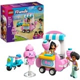 LEGO Friends Bancarella di zucchero filato e scooter, Giochi di costruzione Set da costruzione, 6 anno/i, Plastica, 110 pz, 138 g