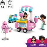 LEGO Friends Bancarella di zucchero filato e scooter, Giochi di costruzione Set da costruzione, 6 anno/i, Plastica, 110 pz, 138 g