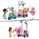 LEGO Friends Bancarella di zucchero filato e scooter, Giochi di costruzione Set da costruzione, 6 anno/i, Plastica, 110 pz, 138 g