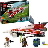 LEGO Star Wars 75388 Starfighter di Jedi Bob, Astronave Giocattolo da Costruire con 2 Minifigure, Giochi per Bambini 8+, Giochi di costruzione Astronave Giocattolo da Costruire con 2 Minifigure, Giochi per Bambini 8+, Set da costruzione, 8 anno/i, Plastica, 305 pz, 416 g