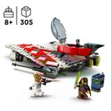 LEGO Star Wars 75388 Starfighter di Jedi Bob, Astronave Giocattolo da Costruire con 2 Minifigure, Giochi per Bambini 8+, Giochi di costruzione Astronave Giocattolo da Costruire con 2 Minifigure, Giochi per Bambini 8+, Set da costruzione, 8 anno/i, Plastica, 305 pz, 416 g