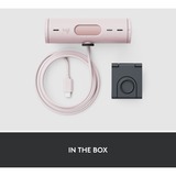 Logitech Brio 500, Webcam rosa/Nero