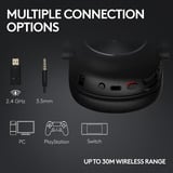 Logitech PRO X 2 LIGHTSPEED, Cuffia da gioco Magenta