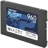 Patriot Burst Elite 2.5" 960 GB Serial ATA III, Disco a stato solido Nero, 960 GB, 2.5", 450 MB/s, 6 Gbit/s