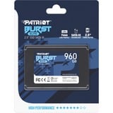 Patriot Burst Elite 2.5" 960 GB Serial ATA III, Disco a stato solido Nero, 960 GB, 2.5", 450 MB/s, 6 Gbit/s