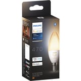 Philips Hue White Ambiance E14 Lampadina Intelligente Forma Candela 470, Lampada a LED 