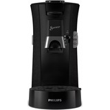 Philips Macchina per caffè con cialde e funzione memo Intensity Plus Nero, Macchina per caffè a cialde, 0,9 L, Cialde caffè, 1450 W, Nero