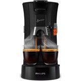 Philips Macchina per caffè con cialde e funzione memo Intensity Plus Nero, Macchina per caffè a cialde, 0,9 L, Cialde caffè, 1450 W, Nero