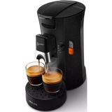 Philips Macchina per caffè con cialde e funzione memo Intensity Plus Nero, Macchina per caffè a cialde, 0,9 L, Cialde caffè, 1450 W, Nero
