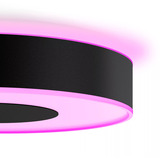 Philips White & Color Ambiance Infuse Lampada da Soffitto M, Luce LED Nero