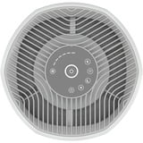 Rowenta Pure Air City PU2840 20 m² 32 dB 23 W Bianco, Grigio, Purificatore d'aria bianco, 32 dB, 240 m³/h