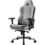 Sharkoon SKILLER SGS40 Fabric Seduta imbottita Schienale imbottito, Sedili di gioco grigio/Nero, Seduta imbottita, Schienale imbottito, Grigio, Grigio, Tessuto, Schiuma, Tessuto, Schiuma