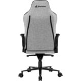 Sharkoon SKILLER SGS40 Fabric Seduta imbottita Schienale imbottito, Sedili di gioco grigio/Nero, Seduta imbottita, Schienale imbottito, Grigio, Grigio, Tessuto, Schiuma, Tessuto, Schiuma