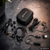 Sharkoon Stealthbite IEM, Cuffie Nero