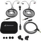Sharkoon Stealthbite IEM, Cuffie Nero
