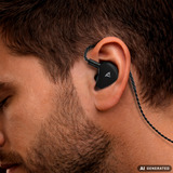 Sharkoon Stealthbite IEM, Cuffie Nero