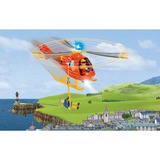 Simba Feuerwehrmann Sam Hubschrauber Wallaby,  veicolo da gioco arancione /Giallo