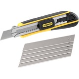 Stanley 0-10-481 Taglierino Nero, Giallo Taglierino a lama retrattile, Coltello di tappeto Nero/Giallo, 1,8 cm, 1 pezzo(i)
