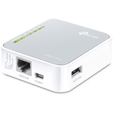 TP-Link TL-MR3020 router wireless Fast Ethernet Banda singola (2.4 GHz) 3G grigio/Bianco, Wi-Fi 4 (802.11n), Banda singola (2.4 GHz), Collegamento ethernet LAN, 3G, 3G, Router da tavolo, Vendita al dettaglio