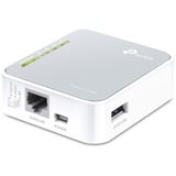 TP-Link TL-MR3020 router wireless Fast Ethernet Banda singola (2.4 GHz) 4G Argento, Bianco grigio/Bianco, Wi-Fi 4 (802.11n), Banda singola (2.4 GHz), Collegamento ethernet LAN, 3G, Argento, Bianco, Router da tavolo, Vendita al dettaglio
