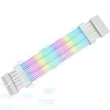 Thermaltake Mod ARGB Snow Cable 24Pin, Gestione dei cavi bianco