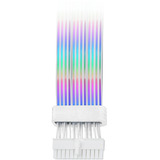 Thermaltake Mod ARGB Snow Cable 24Pin, Gestione dei cavi bianco