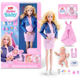 ZURU MyMini - Bambola in gravidanza Bambola alla moda, Femmina, 3 anno/i, 315 mm, 170 g, Multicolore