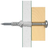 fischer 062760 ancoraggio a vite e tassello 50 pezzo(i) 5 cm grigio chiaro, 5 cm, 8 mm, 6 cm, 4,5 mm, 6 mm, 50 pezzo(i)