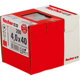 fischer Vite per truciolato PowerFast 4,0x40 testa svasata PZ 