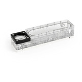 Alphacool Apex Distro Plate North XL D5/DDC, Raffreddamento ad acqua bianco