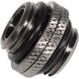 Alphacool Doppio nipplo staccabile ES G1/4 maschio a G1/4 maschio girevole, Connettore Nero